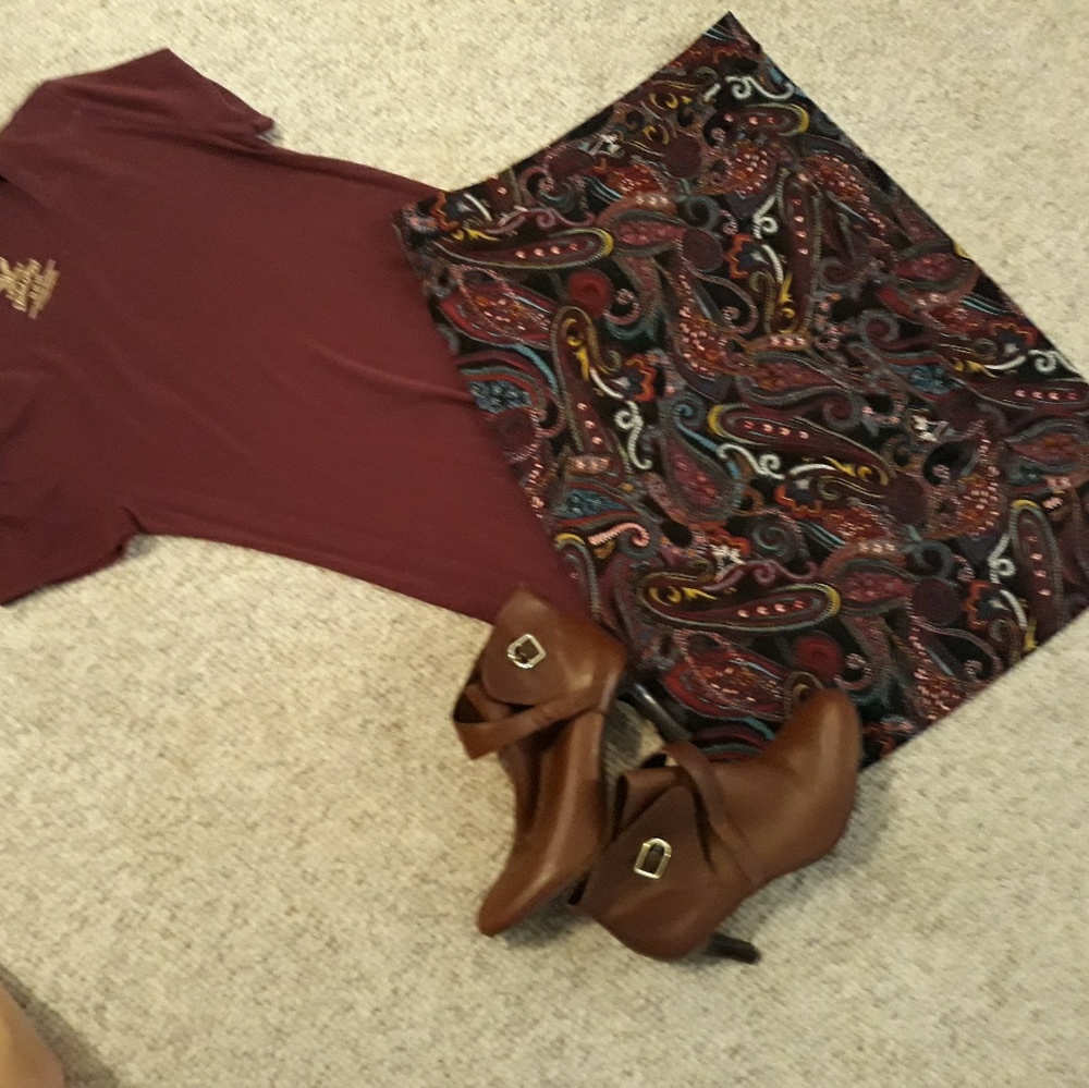 Paisley skirt